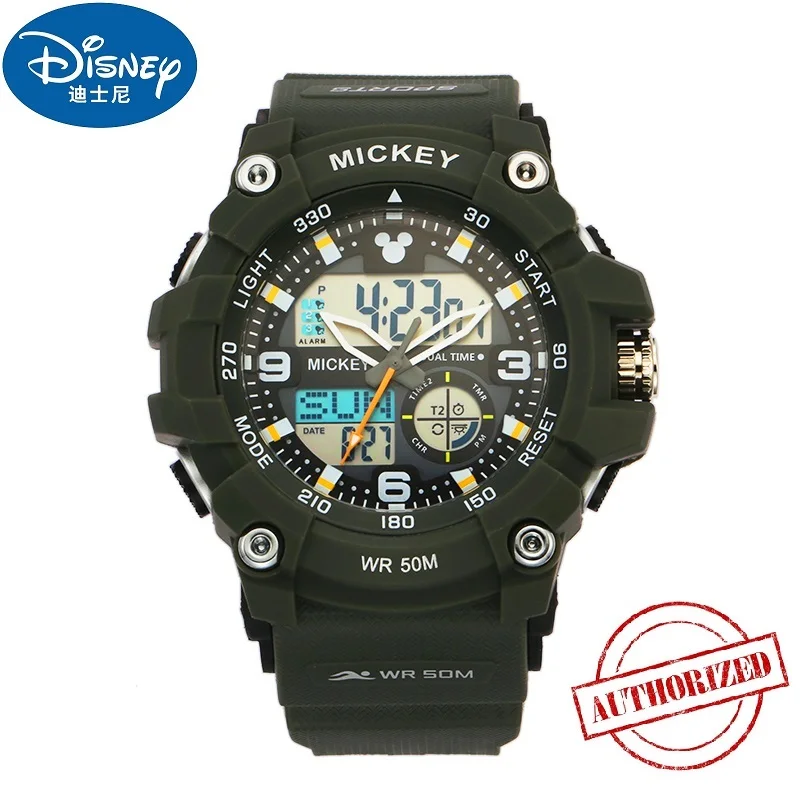 Disney Sports Menwatch Marvel многофункциональные водонепроницаемые электронные часы с