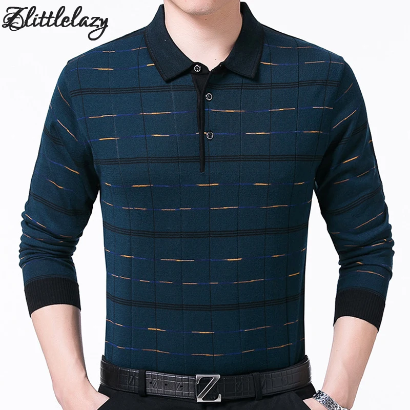 Бренд с длинным рукавом Фитнес рубашка поло для мужчин camisa masculino повседневные клетчатые рубашки поло мужская рубашка одежда Джерси 40237