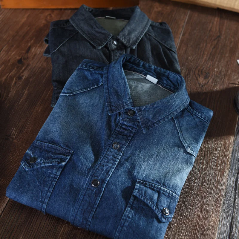 2018 Hot New Male Bomber Jean Denim Jacket Men Coats Veste Homme Jaqueta Masculina Brand Fashion Jeans Cowboy Clothing Retro | Мужская