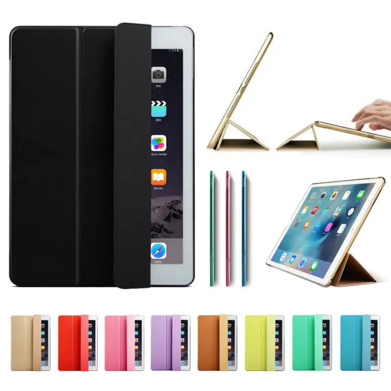 Умный чехол для Apple iPad Pro 12 9 2015 2016 &quot2017 PU кожаный планшета Складные Фолио чехлы