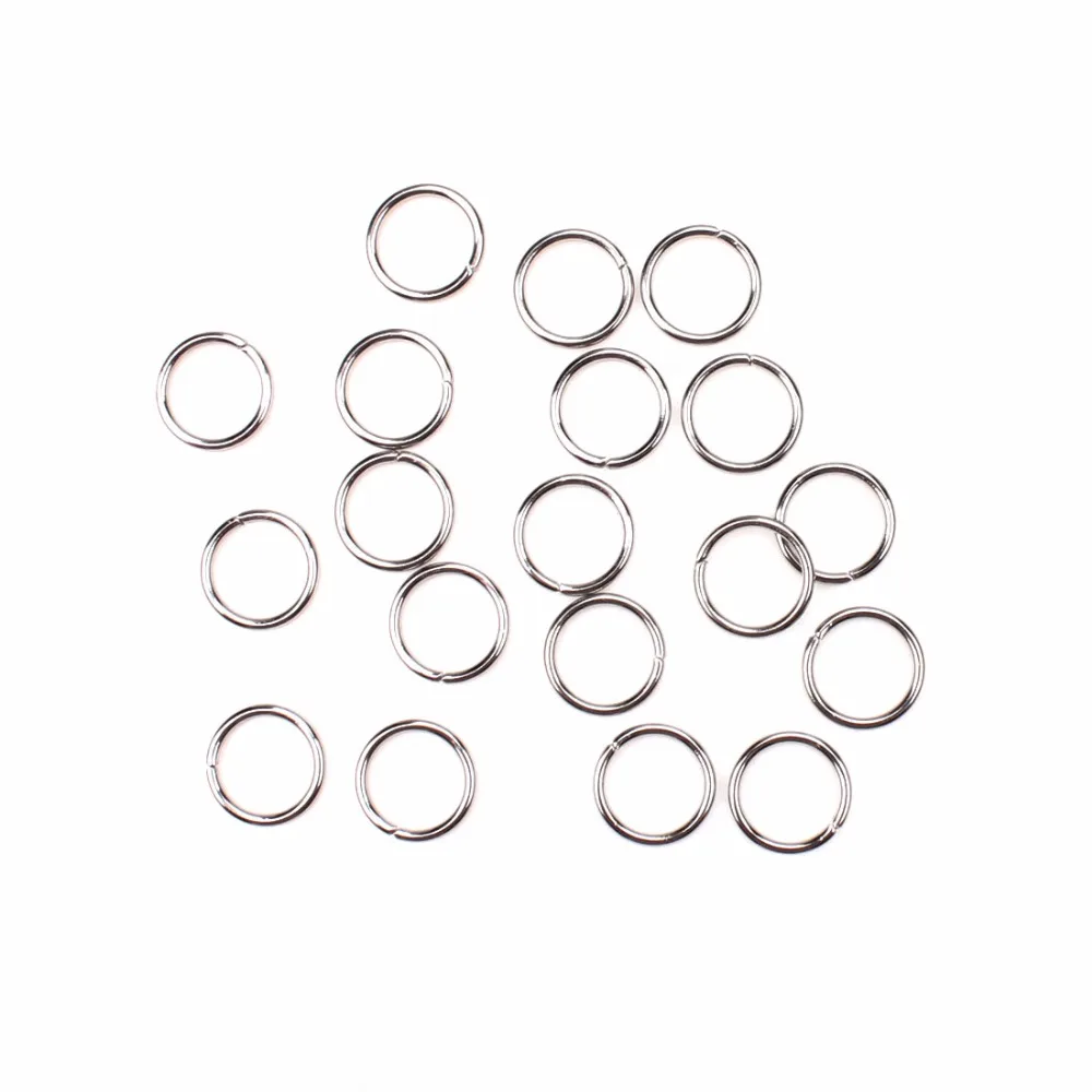 Регулируемые кольца из нержавеющей стали 200 шт./лот 4/5/6/7/8/9/10 мм сплит для