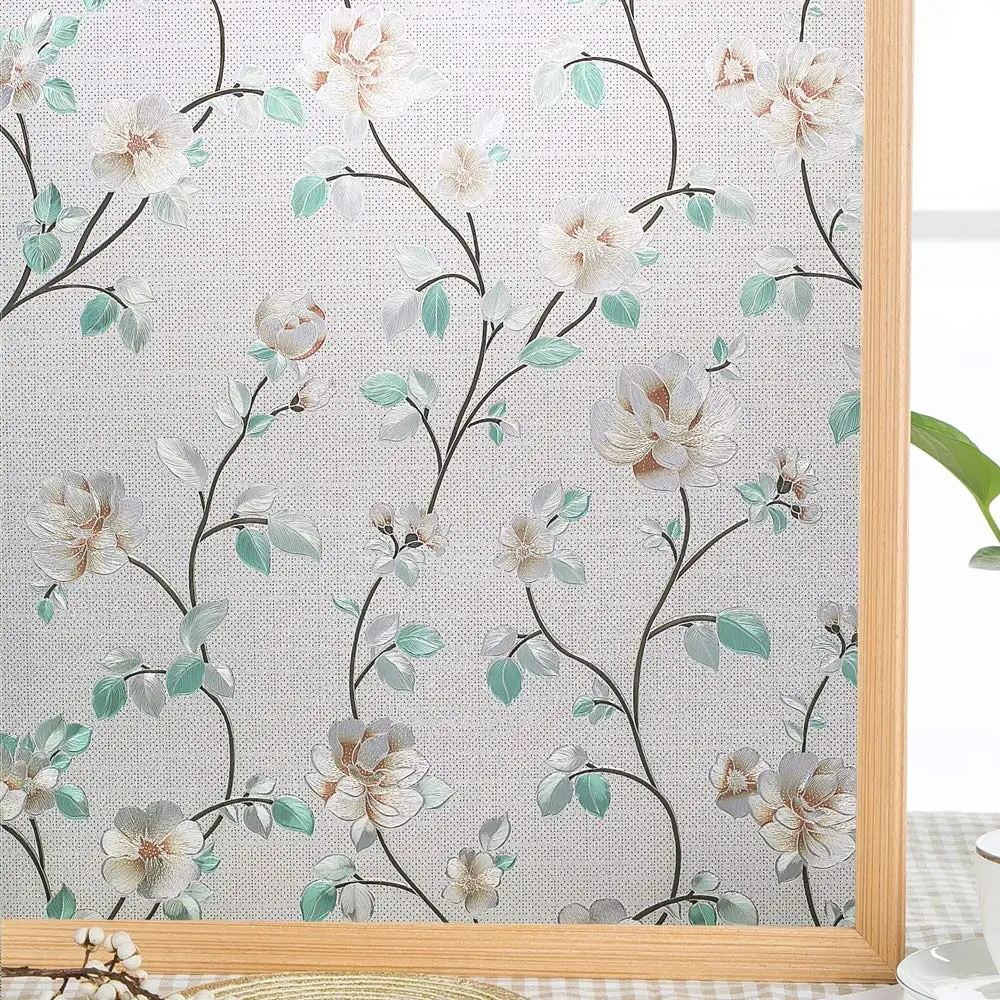 Новинка 2020 Защитная пленка для окон цветная статическая прозрачная декоративная