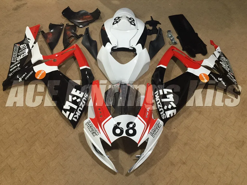 Новый ABS Обтекатели комплект подходит для SUZUKI GSXR600 GSXR750 06 07 R600 R750 K6 GSXR 600 750 2006 2007 на