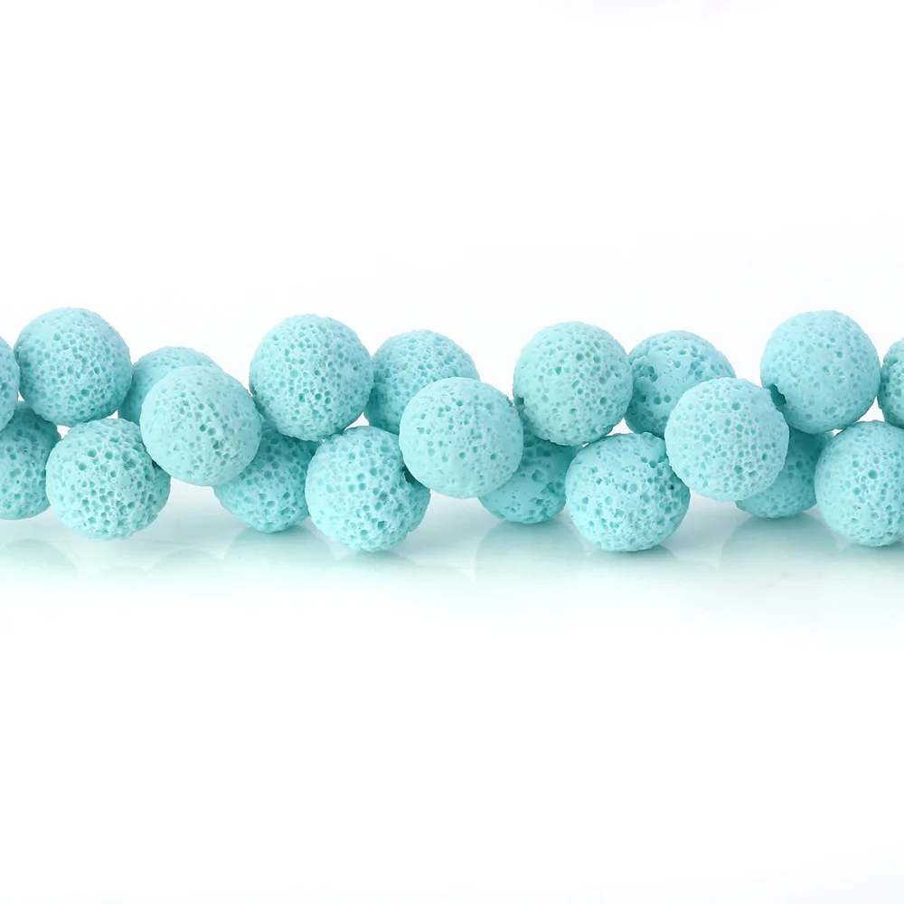 DoreenBeads полимерные глиняные Бусины круглые синие имитация Лава Рок около 11 10 мм