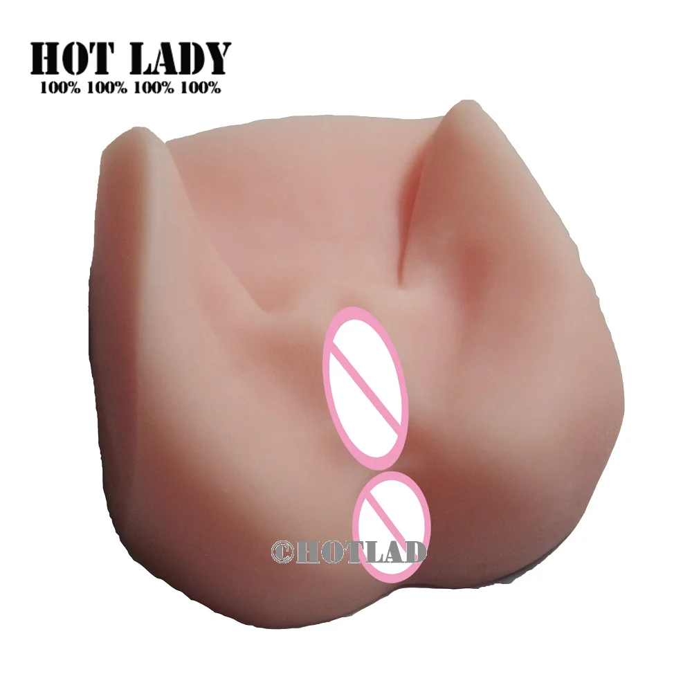 Настоящая силиконовая вагина с анусом секс-куклы мягкая и глубокая Вагина