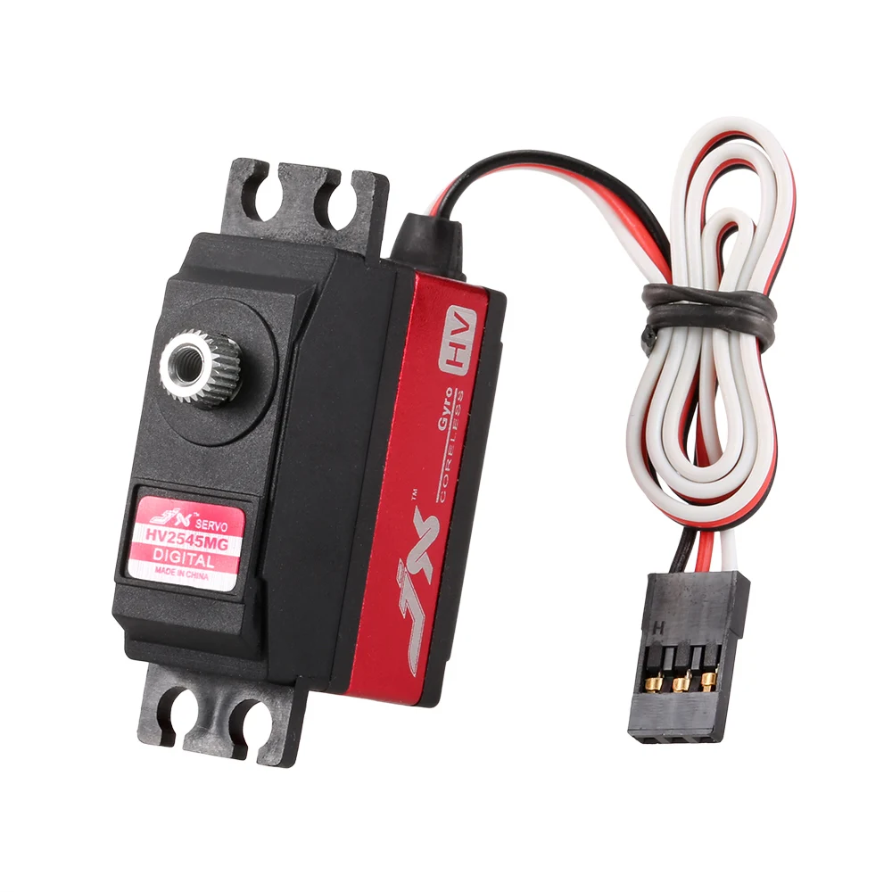 JX PDI-HV2545MG 25g Металл шестерни цифровой высокое напряжение без сердечника гироскоп задний сервопривод для 450 500 Вертолет с фиксированным крылом