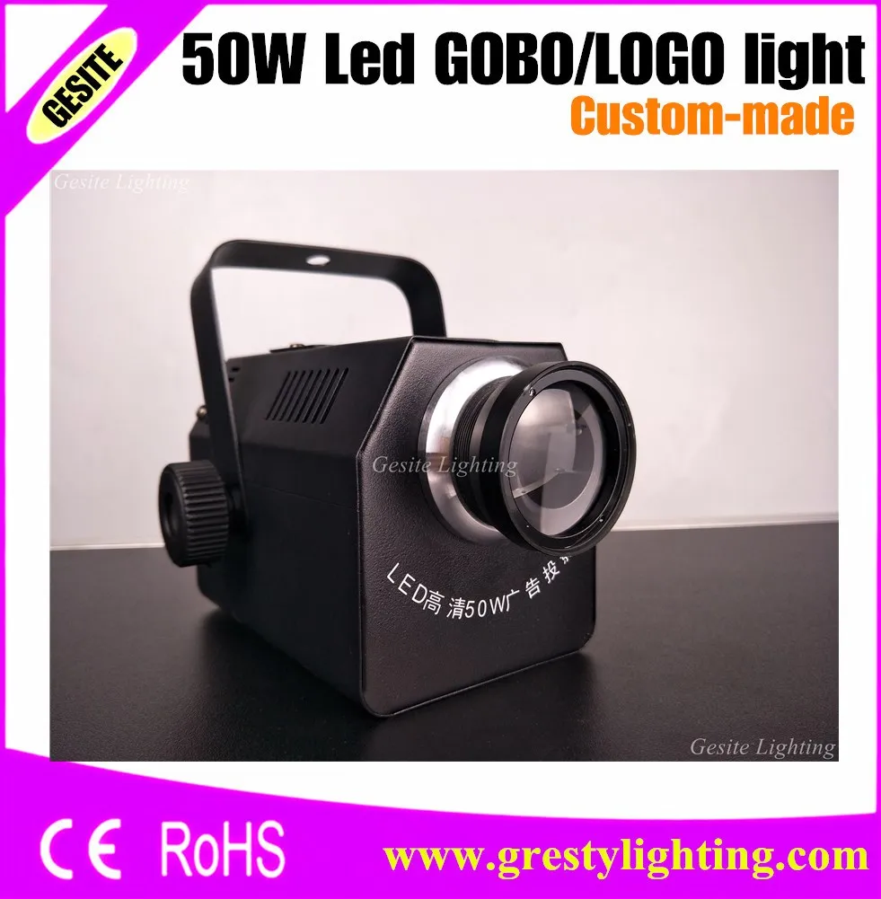 Изготовленный На Заказ проектор gobo 50W светильник Custom Made Logo Shop укажите знак