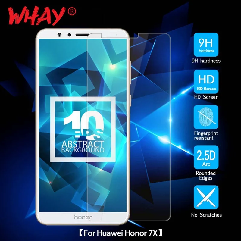 WHAY 2.5D стекло для Huawei Honor 7x экран протектор 9 H Honor7x закаленное на 7 X защитное |
