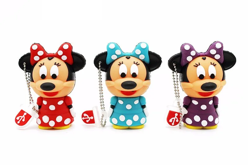 JASTER мышь Микки и Минни USB флеш-накопитель животные мультфильм pendrive 4 ГБ/8 ГБ/16 ГБ/32 ГБ изысканный флеш-накопитель Забавный usb