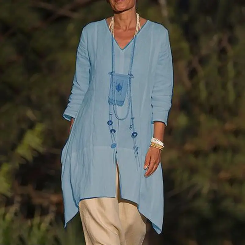 Простая белая Повседневная оранжевая летняя Свободная Женская блузка в стиле