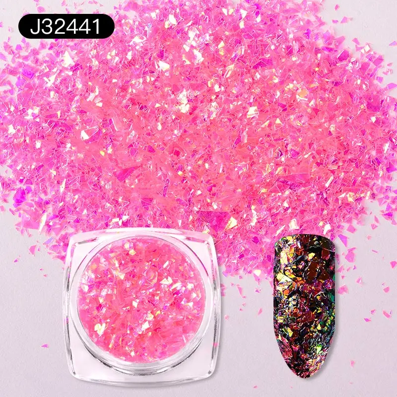 T-TIAO CLUB 1 Box Holo Nail Sequins Powder Gradient Flake Glitter Manicure Art Paillettes Decoration Tips | Красота и здоровье