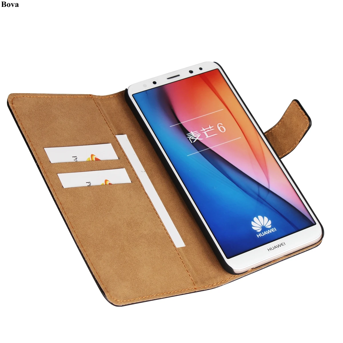 Премиум кожаный флип чехол для Huawei Mate10 Lite/Nova 2i кошелек телефона держатель карт