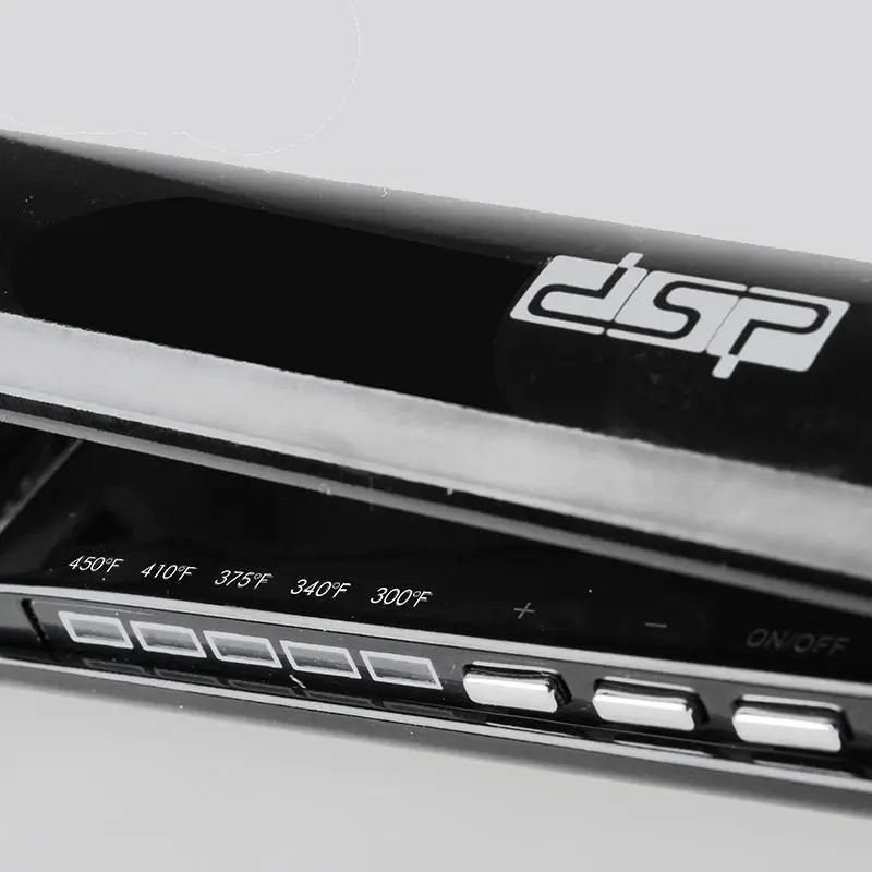 DSP Flat Iron цифровой Контроль температуры Керамика выпрямитель для волос 360 градусов