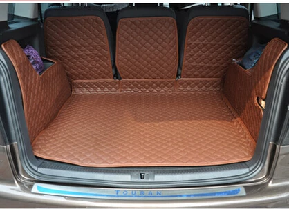 Специальные автомобильные коврики для багажника для Volkswagen Touran 7 мест-2004 водонепроницаемые коврики для багажника для Touran 2010