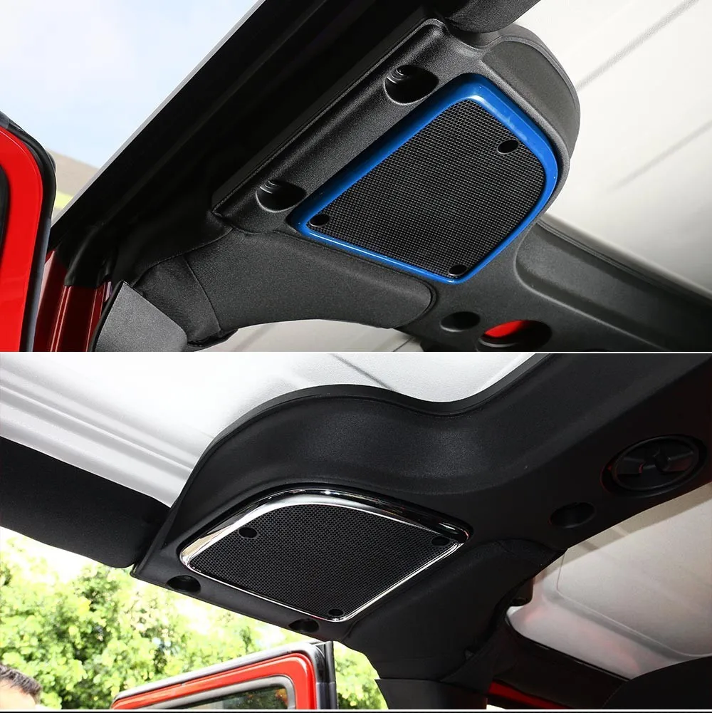 MOPAI автомобильные наклейки для Jeep Wrangler JK- автомобильный динамик на крыше декоративная крышка для Jeep Wrangler JK автомобильные аксессуары Стайлинг