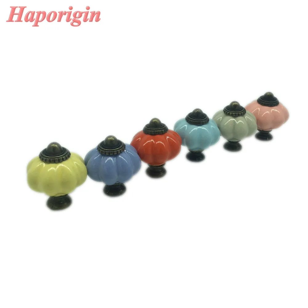 2 шт. ручки для шкафа в виде тыквы|dresser pulls|knob wardrobeceramic cabinet handle |
