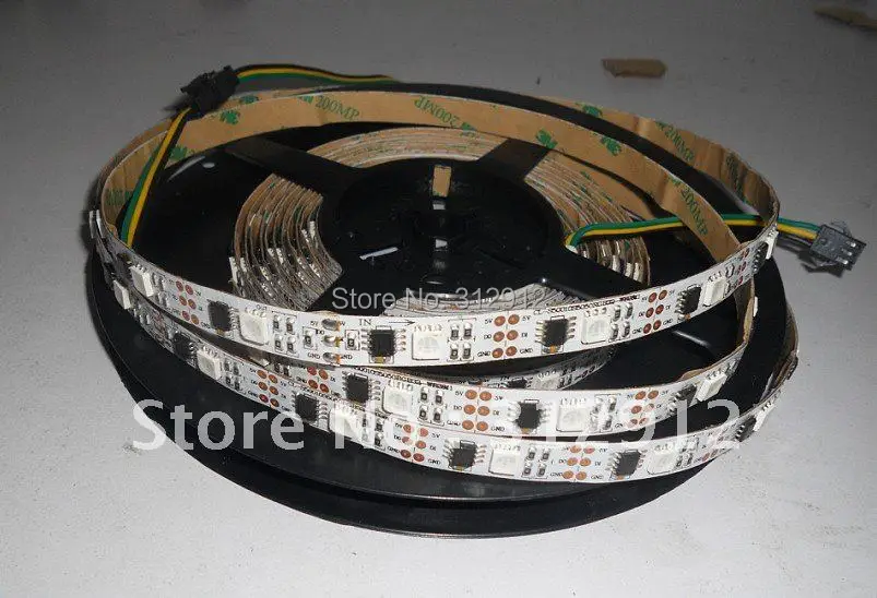 Светодиодная цифровая лента 5 м вход в постоянного тока WS2811 IC (масштаб 256)32 и 32 SMD 5050