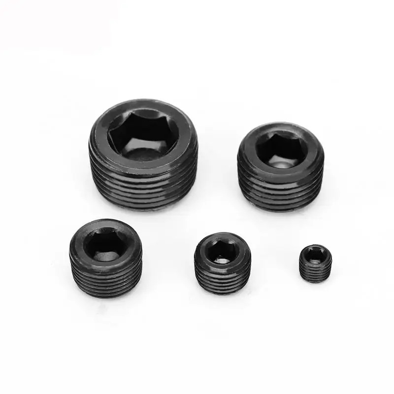 1/16 &quot1/8&quot 1/4 &quot3/8&quot 1/2 &quot3/4&quot 1 &quotBSPT наружная заглушка из углеродистой стали с