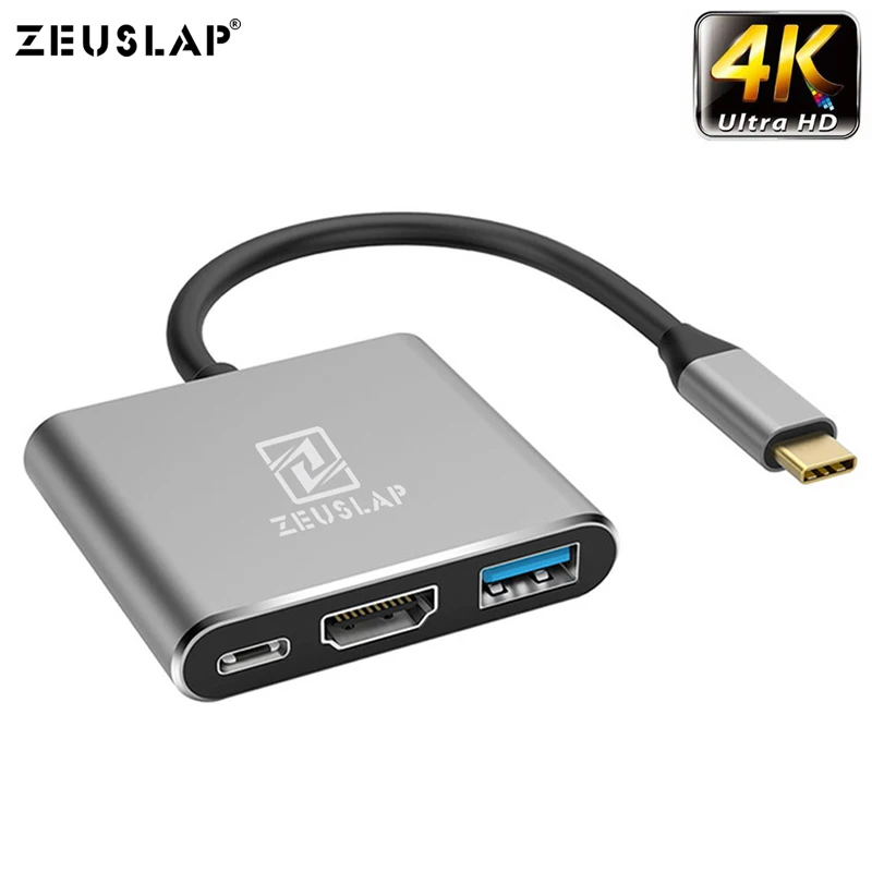 USB 3. 0 Type-C к HDMI Hub адаптер 4K для Mac Air Pro Huawei Mate10 Samsung S8 Switch Type C | Компьютеры и офис
