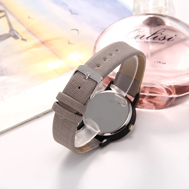Dropshipping Women Watches Fashion Simple Men Watch Leather Quartz Wristwatch Unisex Clock Bayan Kol Saati No Logo Reloj Hombre | Наручные