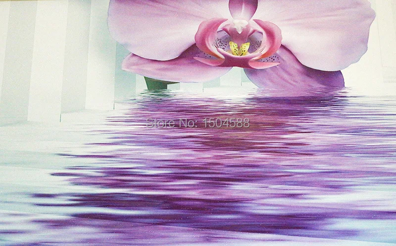 Размер на заказ креативное искусство 3D Фиолетовый цветок фотообои для спальни гостиной диван современный простой декор комнаты обои