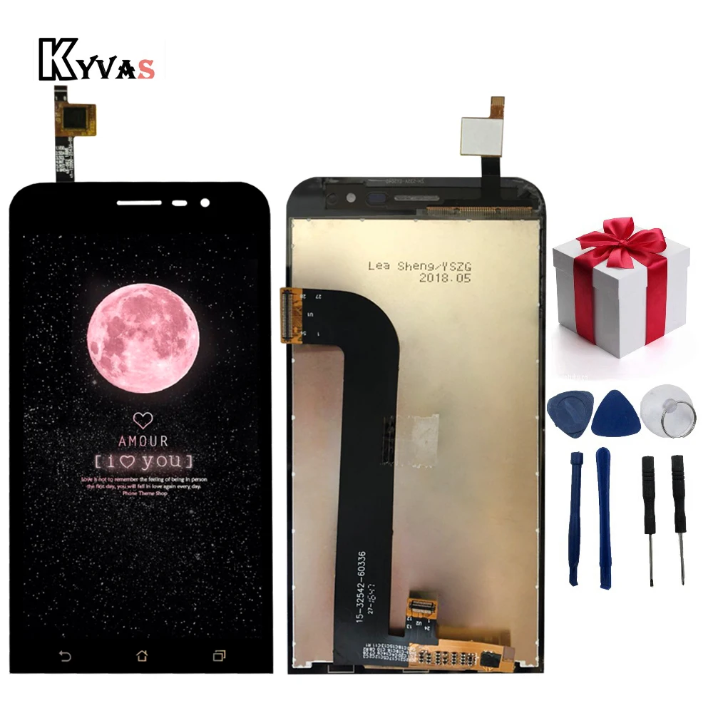 Новый черный для Asus Zenfone Go 5 Lite ZB500KG ЖК дисплей сенсорный экран дигитайзер