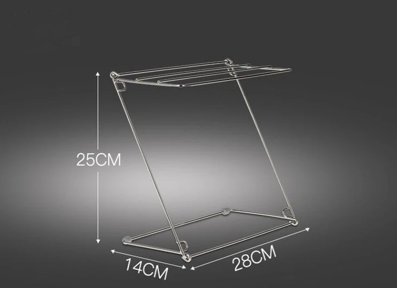 28x25x14 см 4 слоя Нержавеющая сталь складной Полотенца стойки Вешалка для сушки белья Кухня вешалка для одежды Полотенца проветривания организатор полка