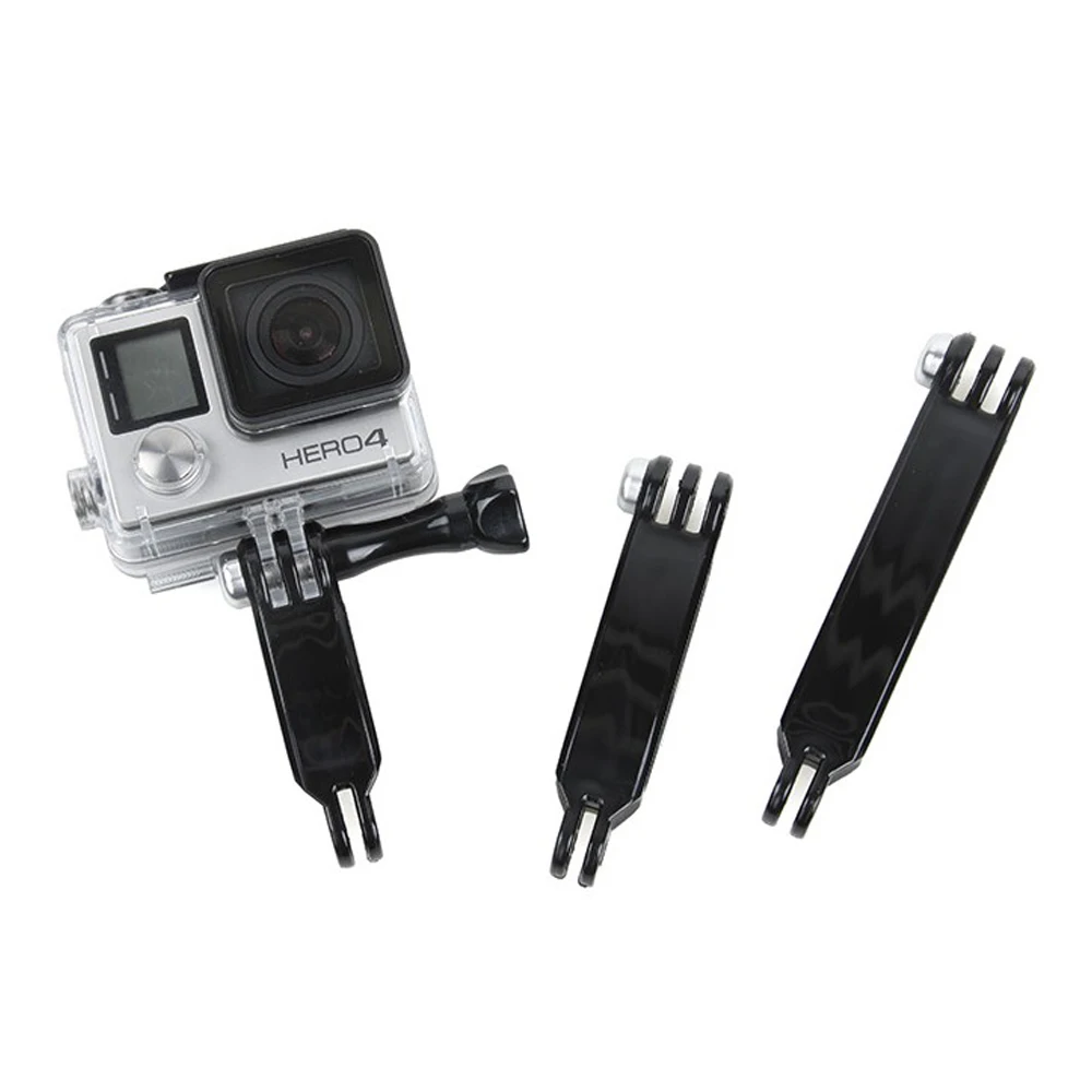 3 в 1 Go Pro Аксессуары Удлинитель Набор для GoPro Hero 8 7 6 5 4/3 + SJ4000 SJ5000 SJ6000 SJ7000 SJ8000 XIAOMI YI