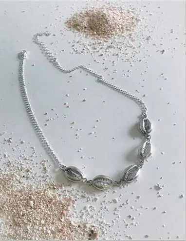 X 559 сплав ракушка кулон многослойное женское ожерелье популярная личность