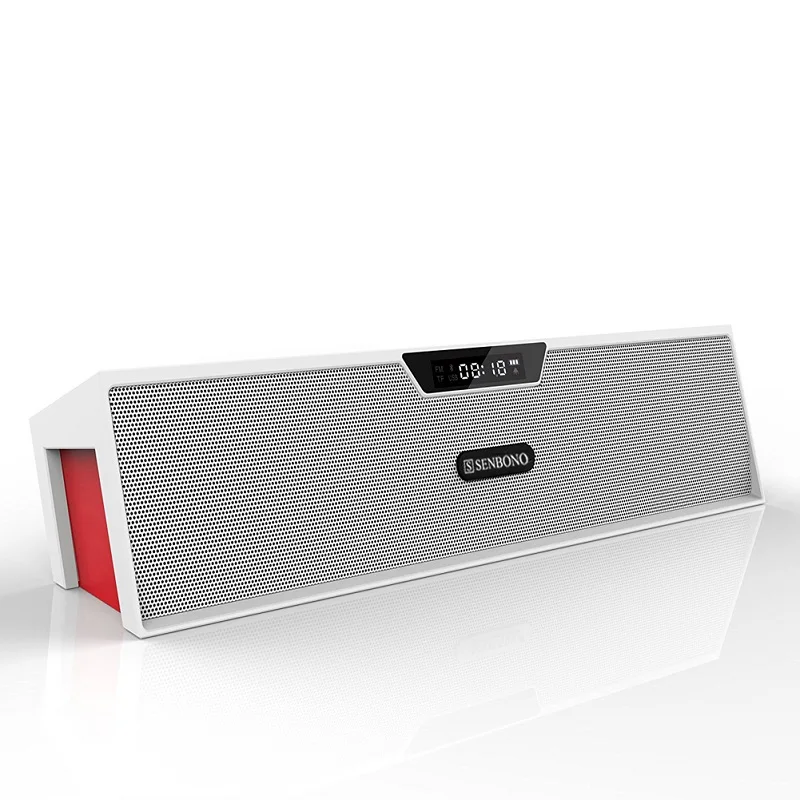 Bluetooth динамик SDY-019 большой мощности 10 Вт HIFI портативный беспроводной стерео сабвуфер звук динамик s с микрофоном TF FM радио PK BS-2 - Цвет: white