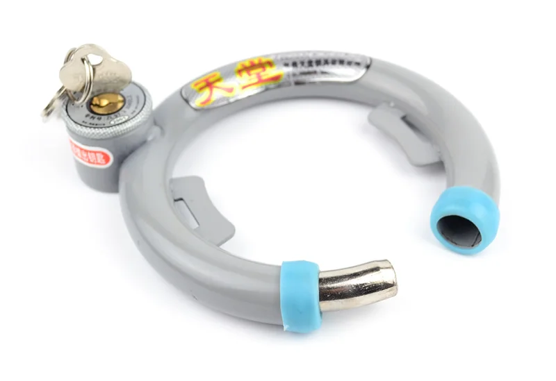 Обычный замок в форме подковы для велосипеда с когтями фиксированный стальной