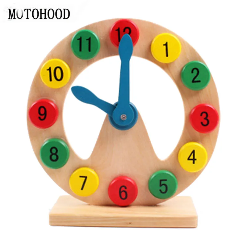 

3D пазл MOTOHOOD 20,7*20,7*7,3 см, детские игрушки, цифровые часы, деревянные игрушки для детей, развивающие игрушки для детей