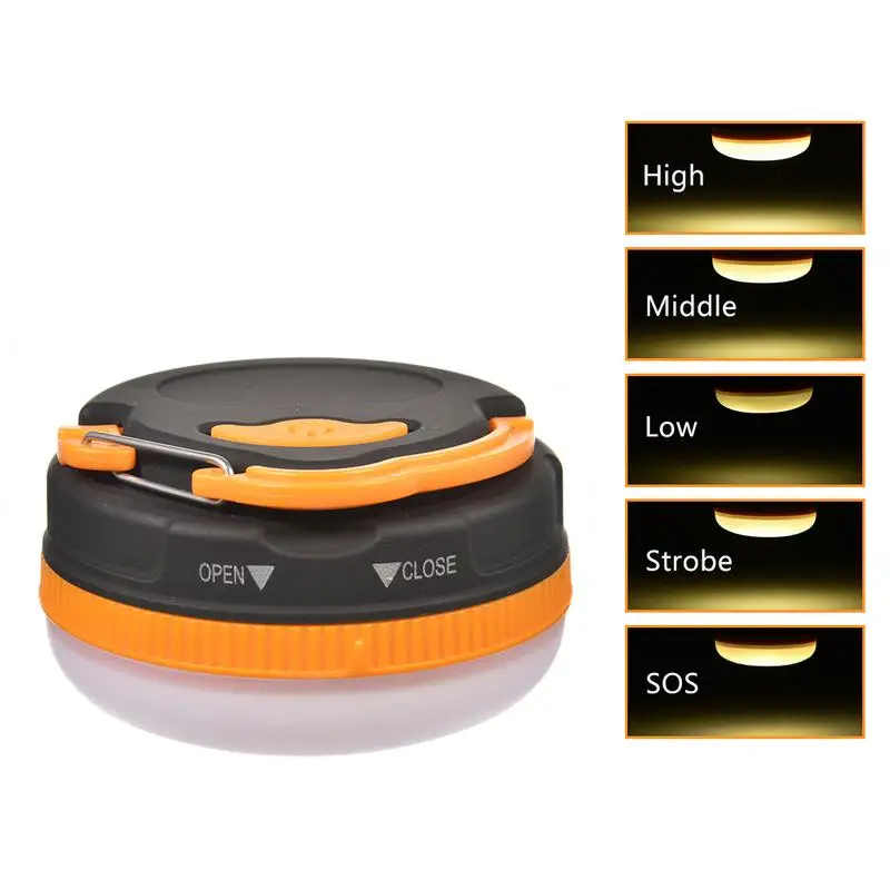 Портативный кемпинг на открытом воздухе палаточный фонарь лампа светодиодный