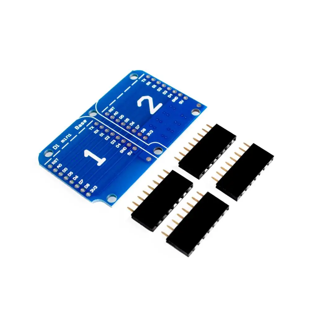 Двойная розетка с двойным основанием для D1 Mini NodeMCU ESP8266|shield esp8266|d1 minimini nodemcu |