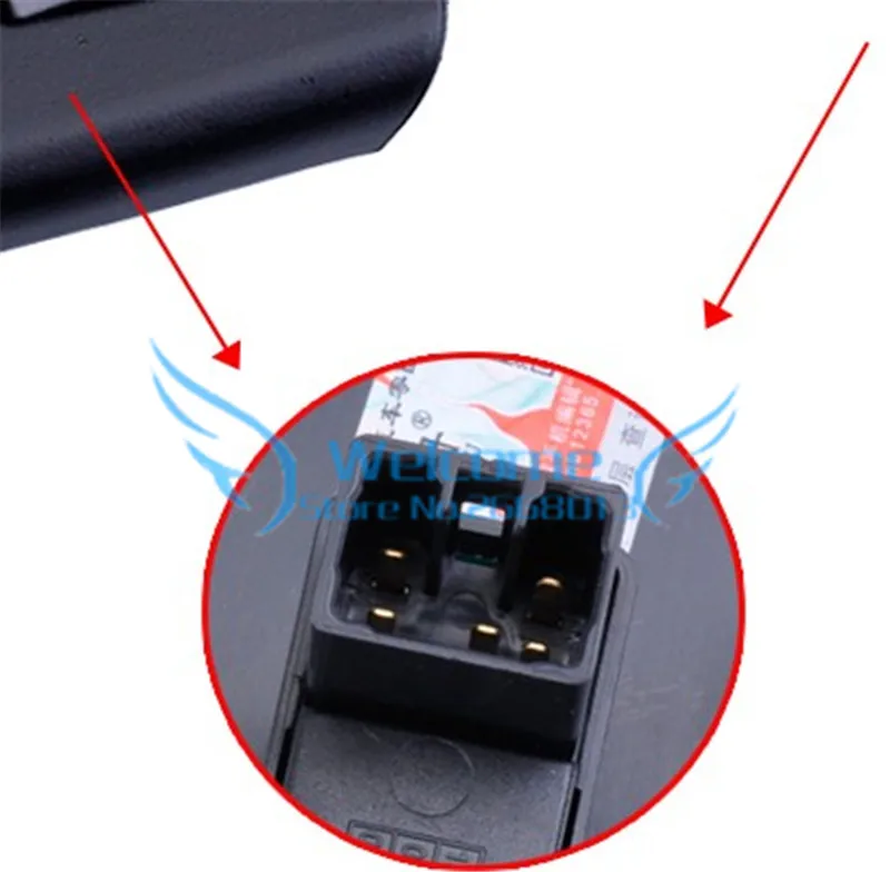 После левой задней двери стеклянный выключатель стекла подъемник бокового окна