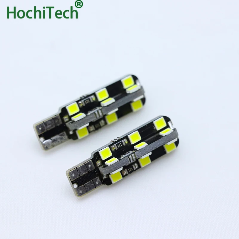 1 шт. W5W T10 Автомобильные светодиодные лампы 24 SMD боковой клиновидный купол
