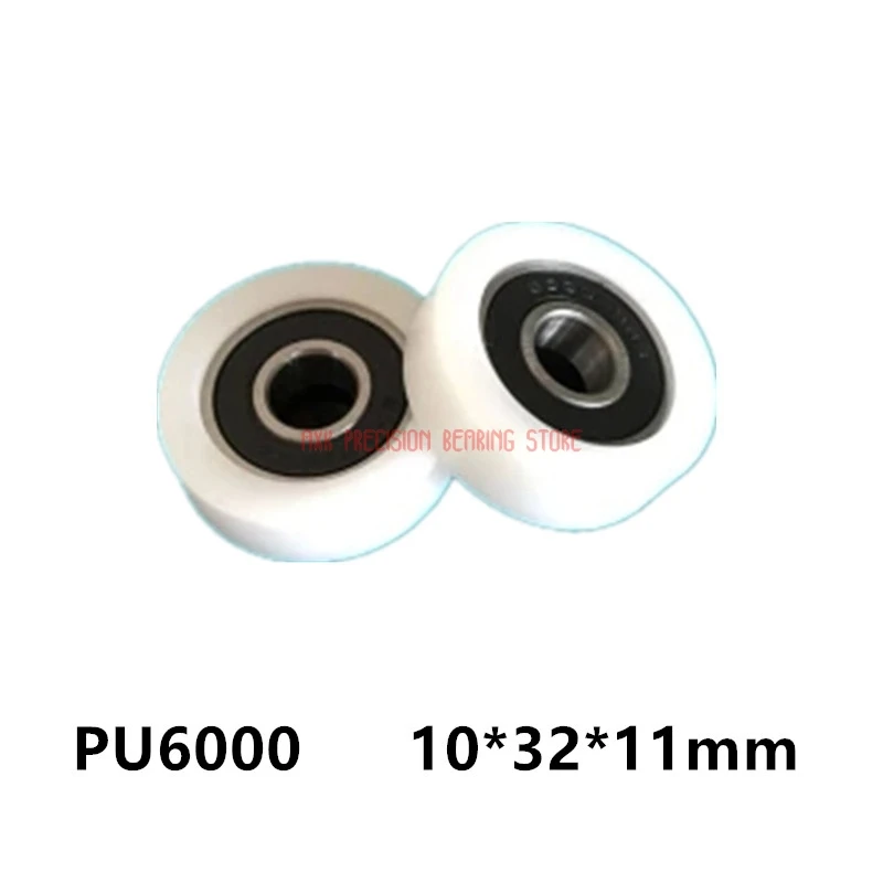 Plastic bearing pulley 6000 plastic roller nylon rubber wheel 10*35*11 small | Обустройство дома