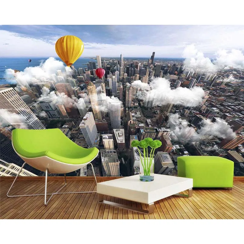 3D обои фото высокое качество стереоскопического окна высокой посадкой вид на