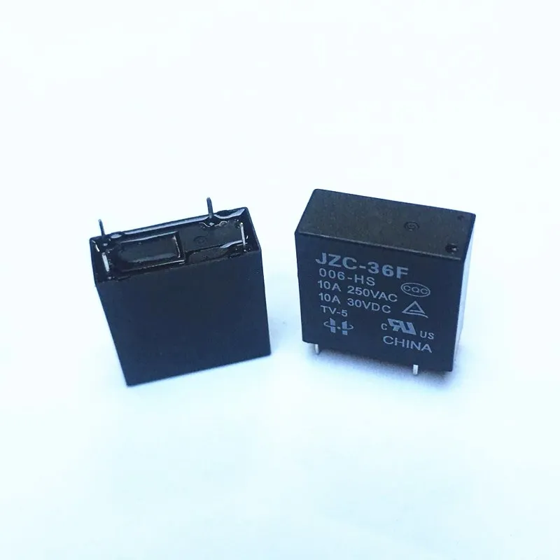 Новое реле 6V JZC 36F 006 HS HF36F 10A 250VAC 6VDC DC6V 6v 4PIN Реле 