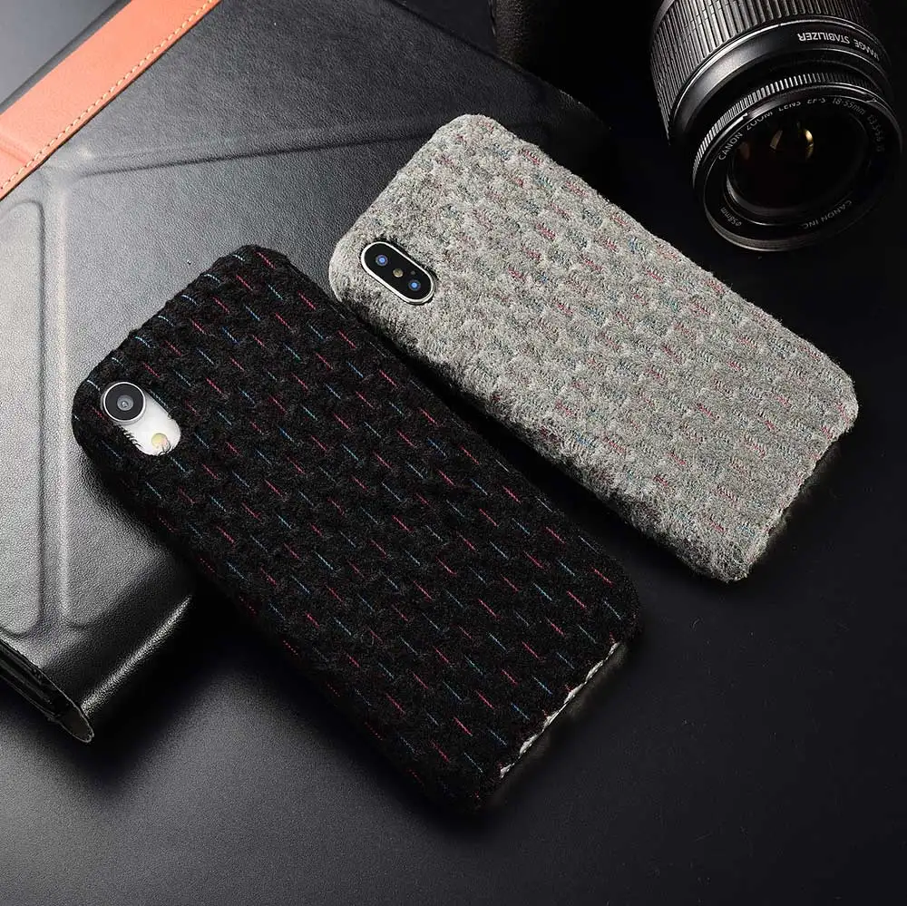 Чехол Boucho для iPhone XS Max XR X 8 plus модные тканевые чехлы телефонов 7 6 6s ультра тонкий
