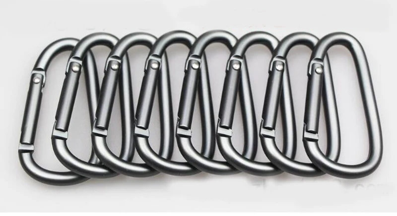 Комплект для кемпинга D-образной формы карабин путешествия 5 шт. | Спорт и