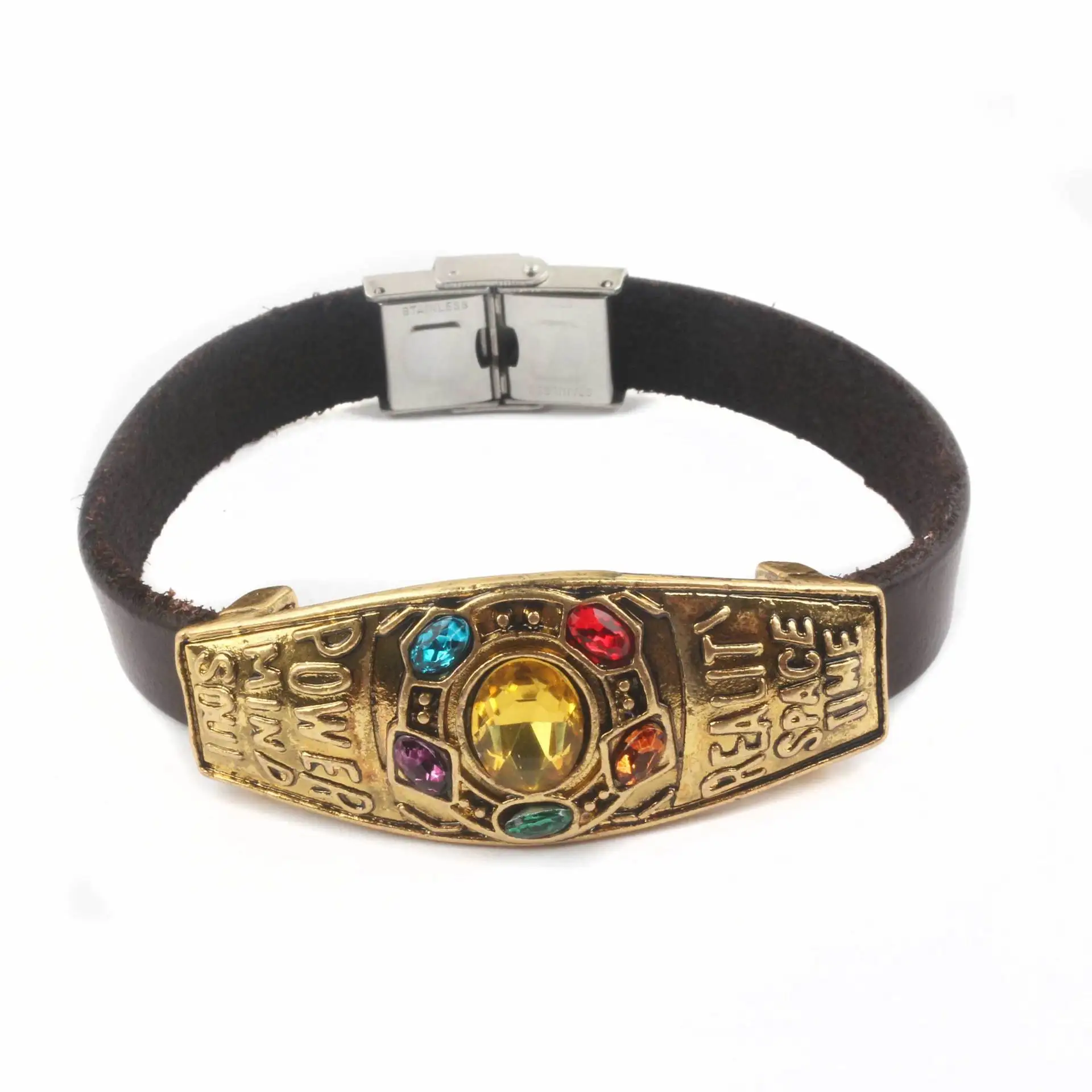 JZYN 2019 Marvel Мстители Бесконечность браслет для женщин мужчин танос Мощность