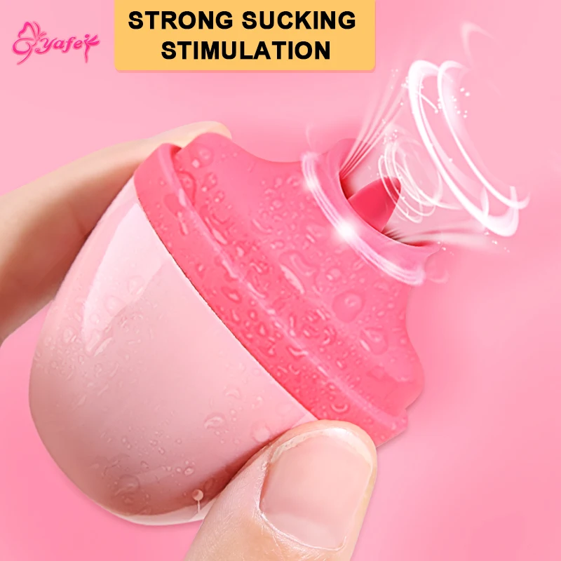 Сосущий вибратор для женщин перезаряжаемый 7 скоростей лизание Стимулятор