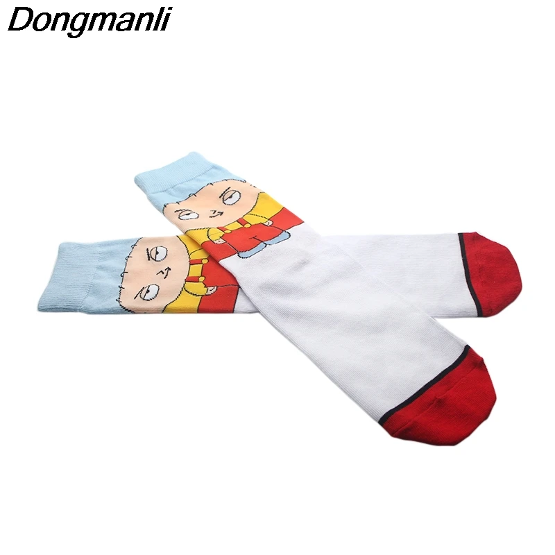P3872 1 Pair Fashion Personalised Socks Family Guy Funy Happy Unisex Socks