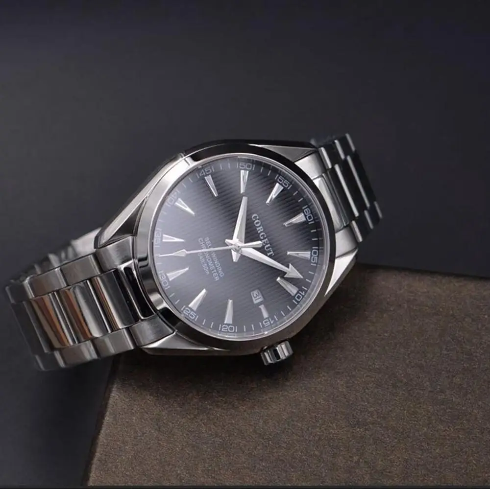 Часы мужские кварцевые водонепроницаемые из нержавеющей стали|Мужские