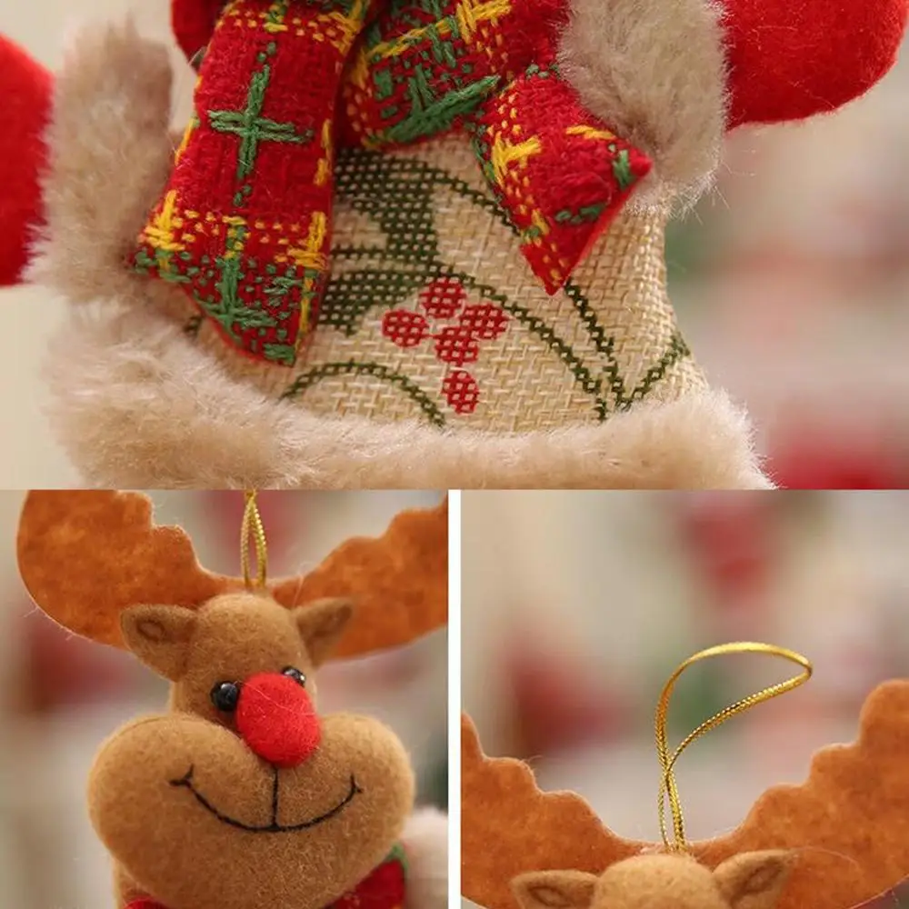 Рождественская елка орнамент кулон 4 шт новогодняя украшения