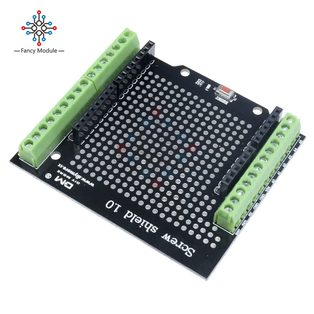 Винт щит Proto для Arduino Кнопка сброса с открытым исходным кодом D13 LED|shield|shield for