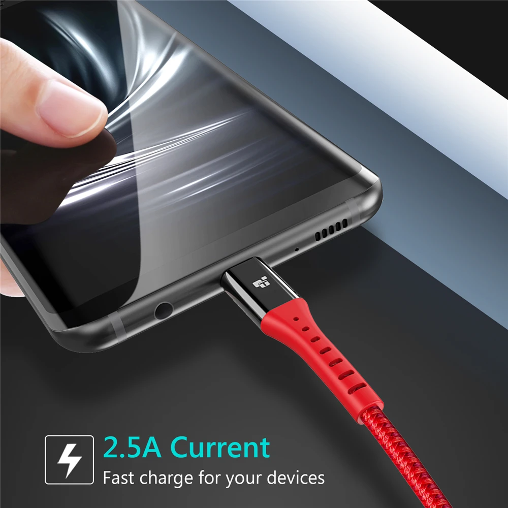TIEGEM Micro USB кабель 2A Быстрая зарядка USB кабель для передачи данных для samsung Xiaomi Tablet Android usb зарядный шнур Microusb зарядный кабель