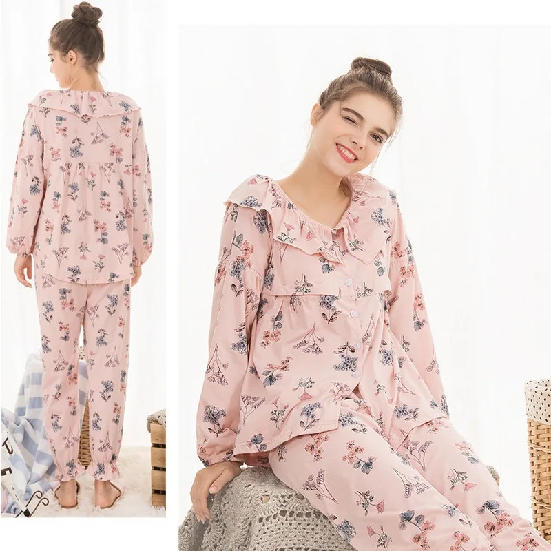 Ночное Белье для беременных ночная рубашка кормящих матерей европейские и