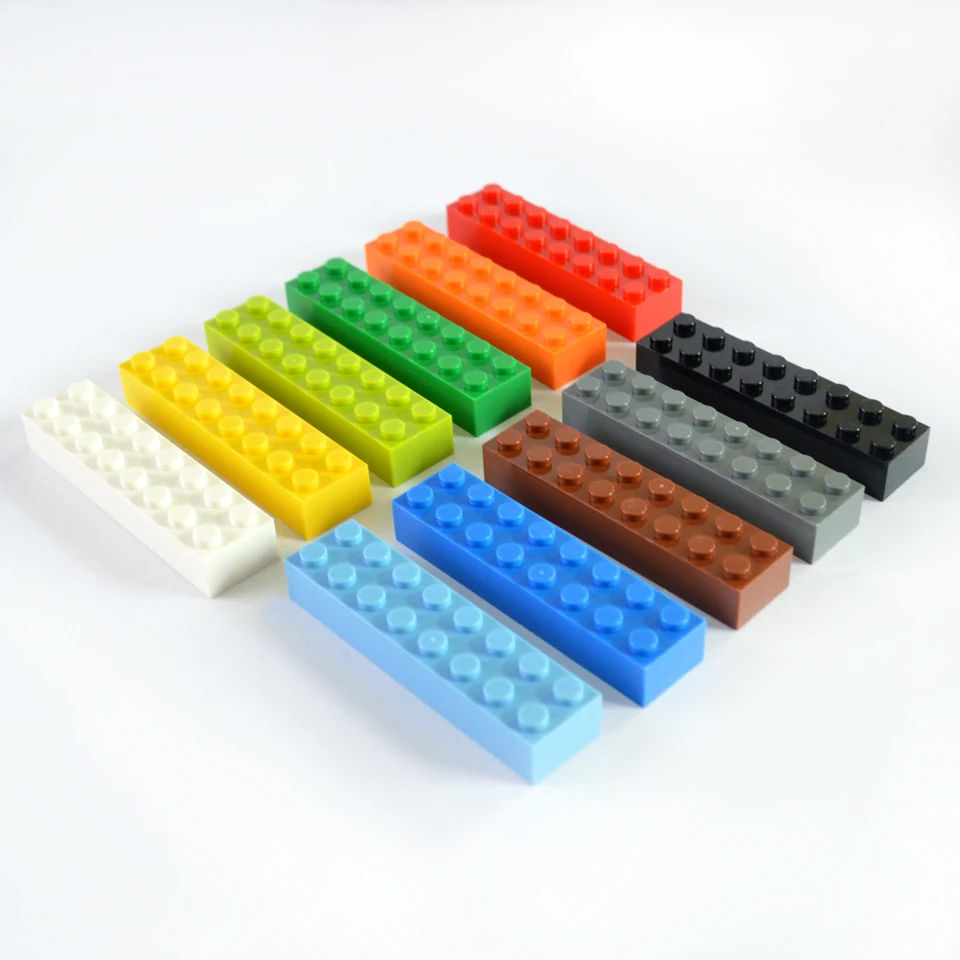 Smartable Кирпич 2X8 строительные блоки части DIY логотип творческие игрушки для детей образовательные совместимые все бренды 3007 игрушки 21 шт./лот